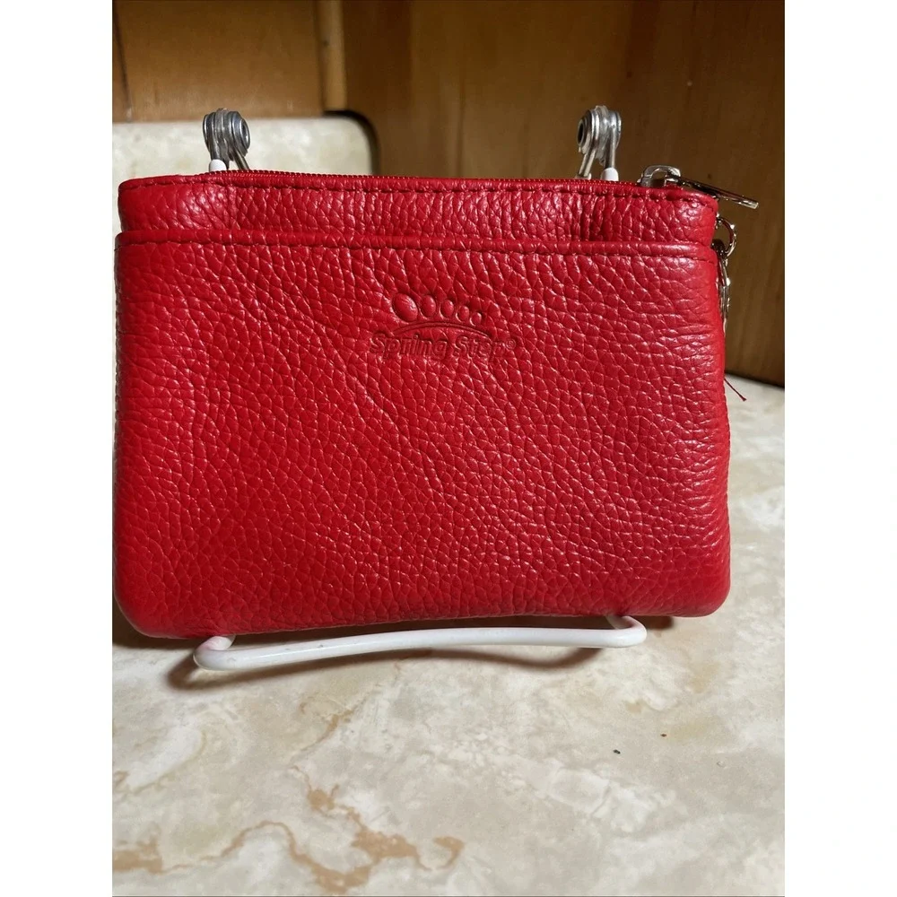 Perfect Little Red‎ Carry Change Purse or Minimalist Wallet
